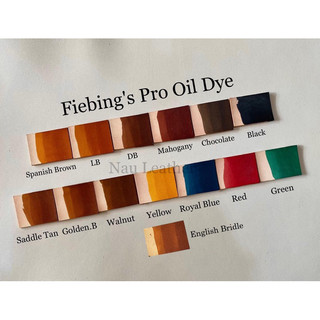 [Fiebing - Mỹ] Chai 100ml màu nhuộm gốc dầu (Pro Oil Dye) chuyên dùng cho da Veg đồ da thủ công