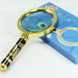 1 CÂY. KÍNH LÚP CẦM TAY CÁN CẦM HOA VĂN kích thước 80mm , 90mm,100mm. TH542.