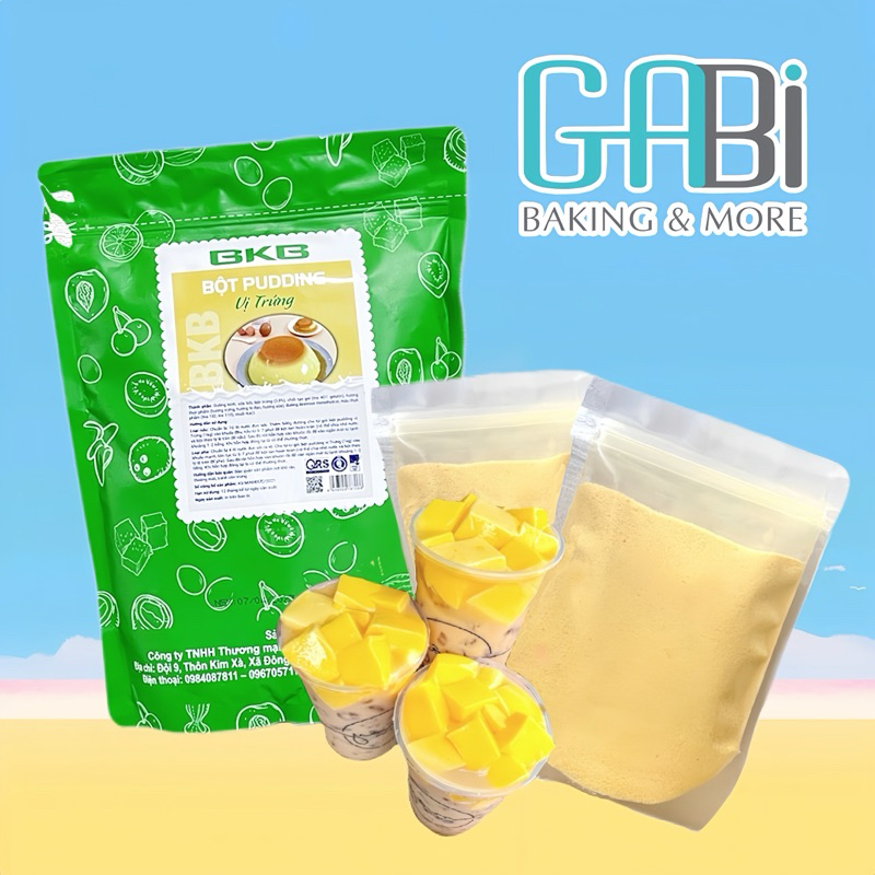 Bột Pudding trứng BKB gói 100g