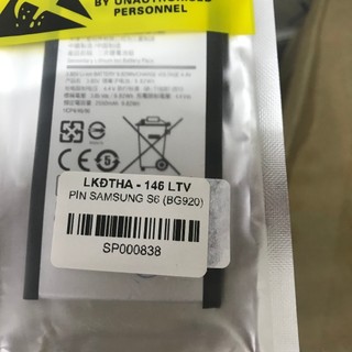 Pin samsung galaxy s6 eb-bg920abe hàng tốt bảo hành đổi mới