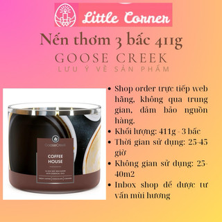 Nến thơm 3 bấc GOOSE CREEK 411g