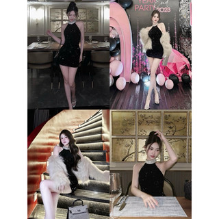 Đầm yếm kim sa🌸Đầm dự tiệc sang chảnh
