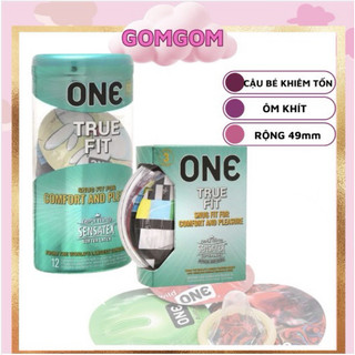 (HSD HẾT THÁNG 11) BAO CAO SU ONE TRUE FIT 3PCS