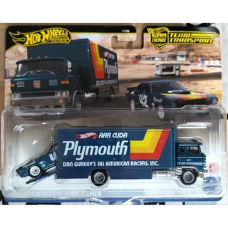 Store Minh Chung xe mô hình đồ chơi Hot wheels team transport 70 Plymouth aar cuda - Sakura sprinter