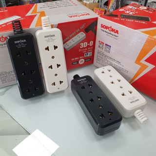 Ổ cắm điện 3 ổ Không Dây 2200W kiểu dáng nhỏ gọn thời trang 3D-0 3S-0 SOPOKA
