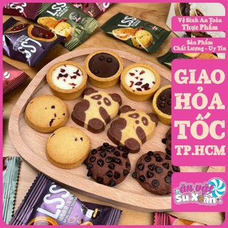 Bánh quy bơ sữa socola mix lss siêu ngon hot hit – ăn vặt su xoắn