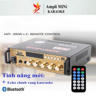 Amply mini hay - Nghe nhạc - Hát karaoke kết nối không dây bluetooh, TKN