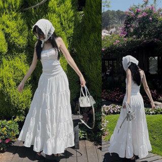 Chân váy xoè nhiều tầng dáng dài phong cách Hàn Quốc CV-ha17