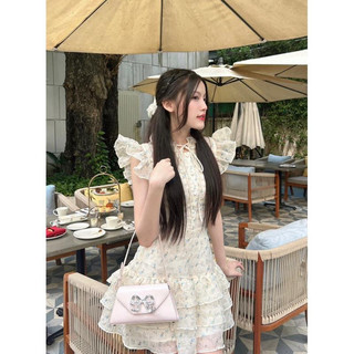 đầm hoa nhí liền bèo phồng