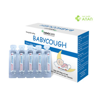Siro ho Baby Cough cho bé, hỗ trợ giảm ho nhanh, tại chỗ an toàn, vị thơm ngon, dễ uống. Hộp 20 ống