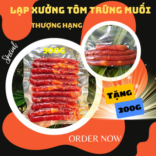 🧡ĐẶC BIỆT🧡 Lạp xưởng Tôm Trứng Muối The Calimart 0.5kg Đặc Sản Cao Cấp Thơm Ngon Đậm Đà