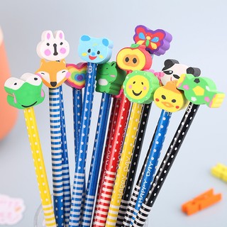 Bút chì tẩy hoạt hình đáng yêu cho bé