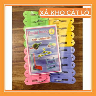 Vỉ 20 cặp - kẹp phơi quần áo Thuận Hưng cỡ lớn