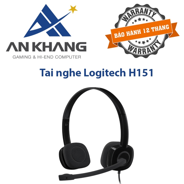 Tai nghe Logitech H151 - Hàng Chính Hãng