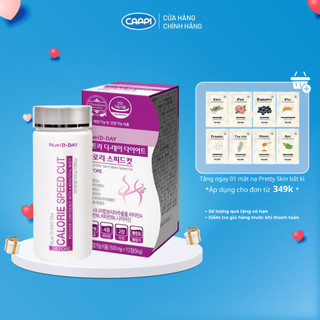 Viên uống giảm cân nutri d-day diet calorie speed ​​cut hàn quốc