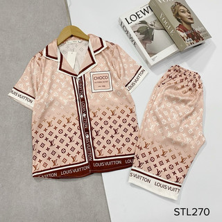 Bộ lụa Pijama lửng lụa XƯỚC cao cấp có size
