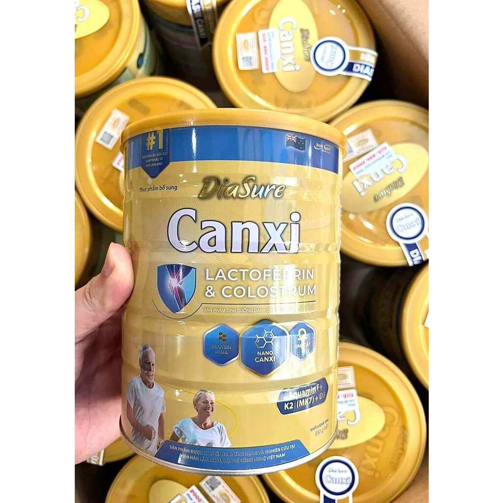 [Combo 2 lon] Diasure Canxi Xương Khớp - Bổ Sung Canxi Nano lon 850g