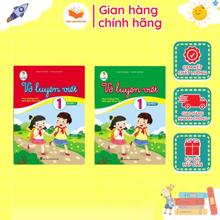 Sách - Combo Vở Luyện Viết Lớp 1 - Chương trình Cánh Diều - Quyển 1,2
