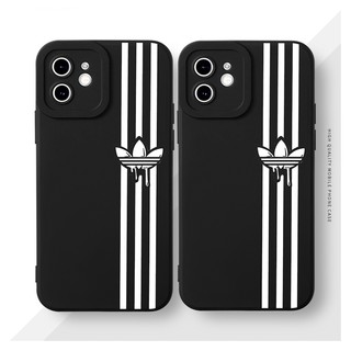 Ốp iphone nam ngầu thương hiệu 3 sọc ốp vuông BVC cho iphone 6 7 8 plus xsmax 11 12 13 14 15 prm e0130 - Home Case