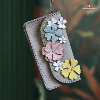 Ví da V09 - Ví đựng tiền, thẻ, điện thoại - Ví da Ponagar Handmade