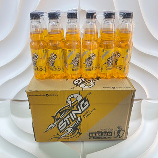 Nước ngọt - Sting - thùng 24 chai nước tăng lực sting - sting vàng 330ml/ chai