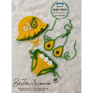 Bikini trái Bơ cho bé gái