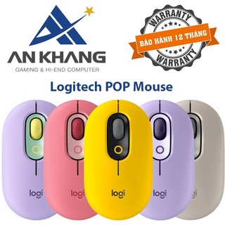 Chuột không dây Bluetooth Logitech POP Mouse - Hàng Chính Hãng