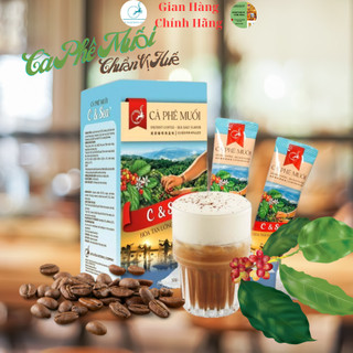Cà phê muối C & Sea chuẩn vị huế Le Plateau, cà phê hòa tan thơm ngon, tiện lợi đậm hương vị biển