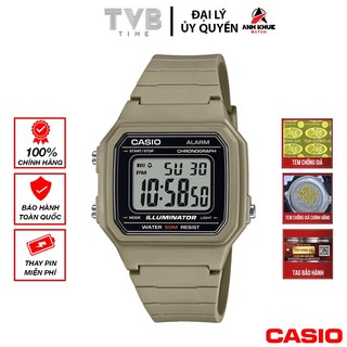 Đồng hồ nam dây nhựa casio chính hãng w-217h-5avdf