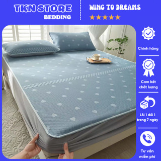 Chiếu điều hòa băng lạnh ICE COOL LATEX , chất liệu vải Cold Elastic cải tiến có lỗ thoáng khí tạo cảm giác dễ chịu