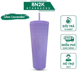 Ly starbucks lilac lavender đẹp lung linh dung tích 710ml - bn2k
