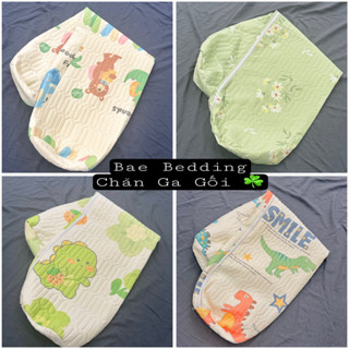 VỎ GỐI ÔM cao su non Tencel Latex 3D, 5D mát lạnh có khoá kéo kích thước 35-100cm BAE BEDDING