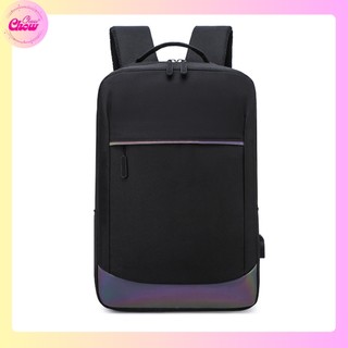 Balo đựng laptop chống sốc phối dạ quang, balo đi làm, balo du lịch, có cáp USB, Bag Nam - B031