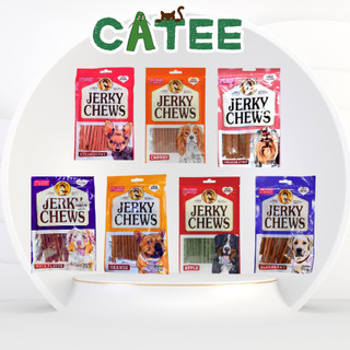 Snack cho chó jerky chews dạng mềm dẻo thịt gà mix rau củ 70g