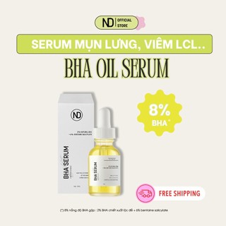 Serum giảm mụn , tẩy tế bào chết BHA serum oil by ND 8% 15ml