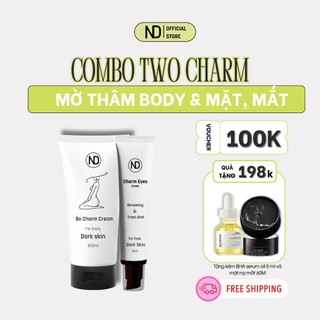 Combo 1 Tuýp Kem Giảm Thâm BeCharm 100ml & 1 Tuýp Kem Giảm Thâm Mắt Eyes Charm 15ml  
