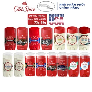 [USA] Lăn sáp khử mùi Old Spice Pure Sport Fresh Timber Nightpanther Oasis Wilderness Captain Swagger Deep Sea 73g 85g