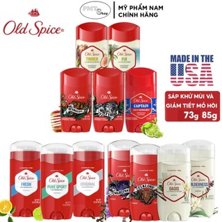 (NK Mỹ) Lăn khử mùi Old Spice Đủ loại mùi hương 85g sáp xanh / 73g sáp trắng Made in USA