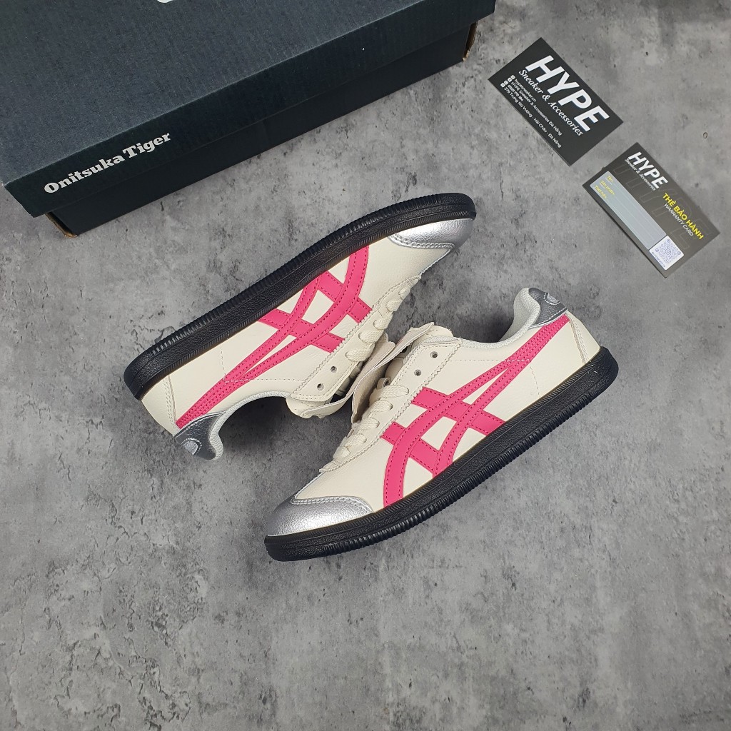 Giày sneaker Onitsuka Tiger Tokuken stay with me pink ( tiger hồng bạc ) HYPE SNEAKER  | High Quality .