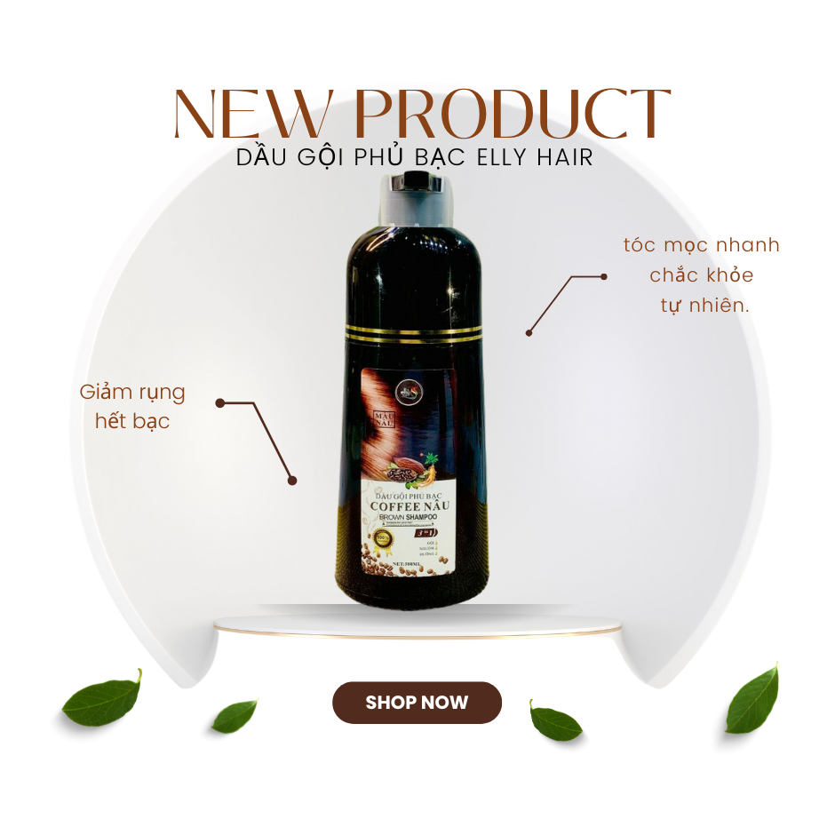 DẦU GỘI PHỦ BẠC ELLY HAIR CHÍNH HÃNG 500ML
