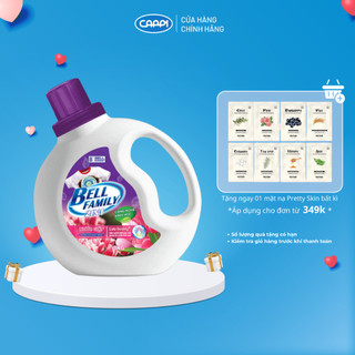 Can nước giặt Bell Family 3kg Hương Hoa Ngọt Ngào