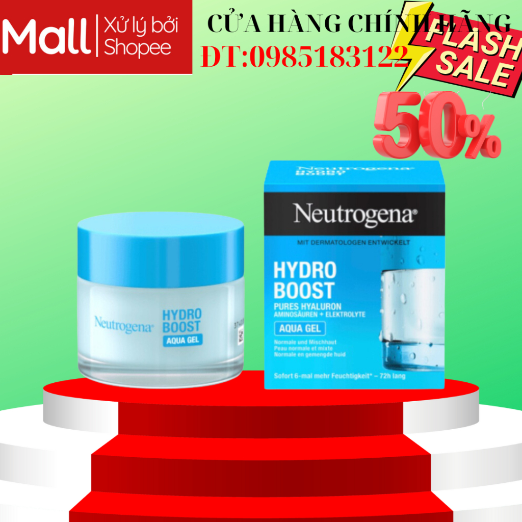 Kem dưỡng ẩm NEUTROGENA water gel và gel cream cho da dầu và da khô