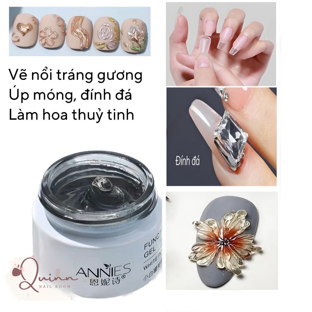 Gel vẽ thuỷ tinh, gel nặn Annies, gel vẽ nổi thủy tinh Annies 20g - Ann933233