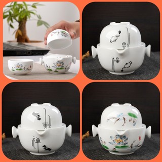 Bộ ấm chén Độc ẩm gốm sứ mẫu mới phụ kiện bàn trà