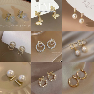 Bông tai nữ Hàn Quốc VINTAGE, Các Mẫu Khuyên Tai Nữ HOT NHẤT #LV2