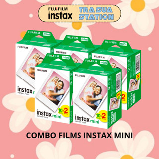 Combo instax mini film - Viền Trắng - Giấy in cho máy ảnh lấy liền Instax Mini Fujifilm - Chính hãng Nhật - Hạn dùng xa