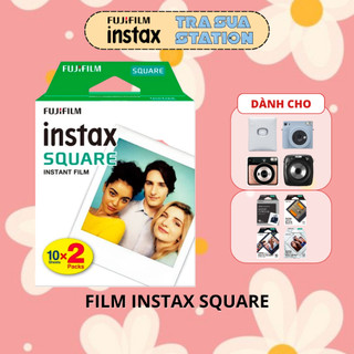 Film Instax Square Fujifilm - Viền Trắng - Hạn dùng xa - Film vuông chụp ảnh lấy liền Fujifilm Instax