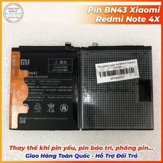 Pin xiaomi BN43, Redmi note 4x,mới