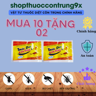 Chế phẩm diệt kiến, gián, ve, bọ chét, rệp giường gói