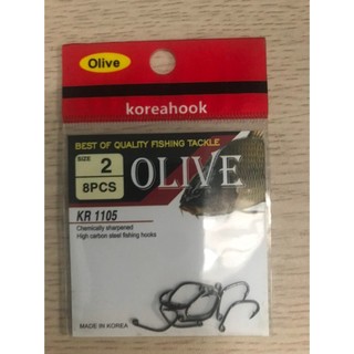 Lưỡi câu cá rô olive - made in korea